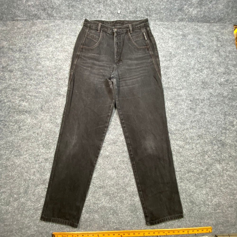 Rocky Mountain Clothing Co Vintage High Waisted Western Jeans Faded Black 30x32